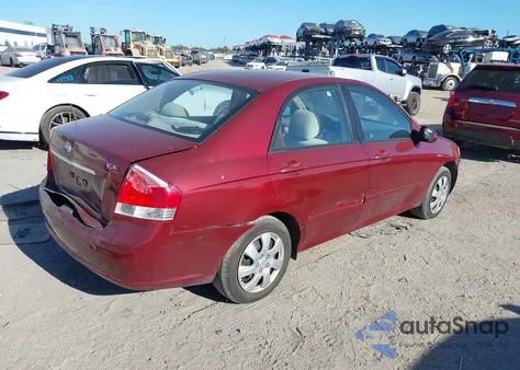 2007 Kia Spectra Ex z USA, uszkodzony, nr VIN KNAFE121075430757